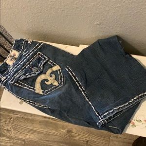 Laguna beach jeans with chunky stitching